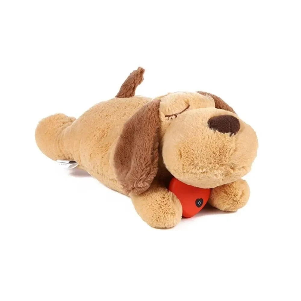 Peluche apaisante battements de coeur pour chiot